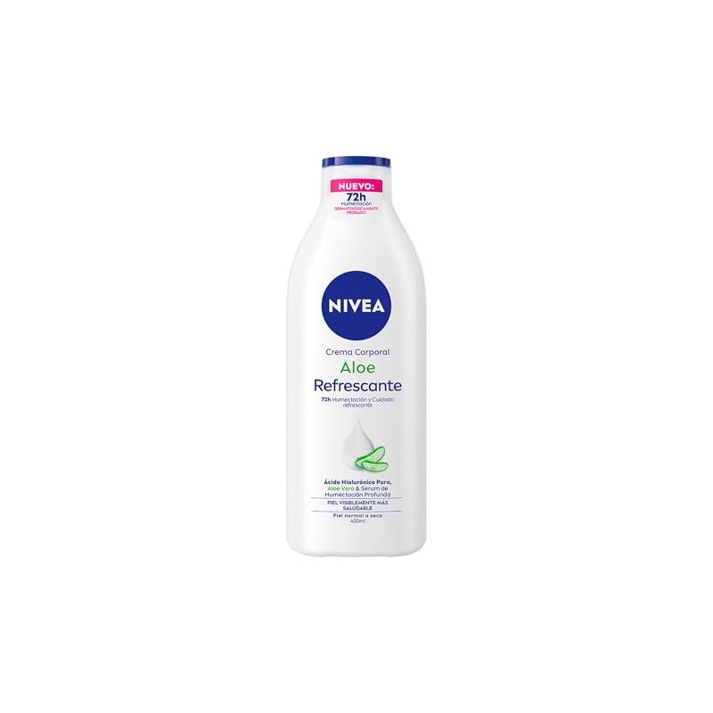 NIVEA Crema Corporal Humectante Aloe Vera Refrescante (400 ml) -