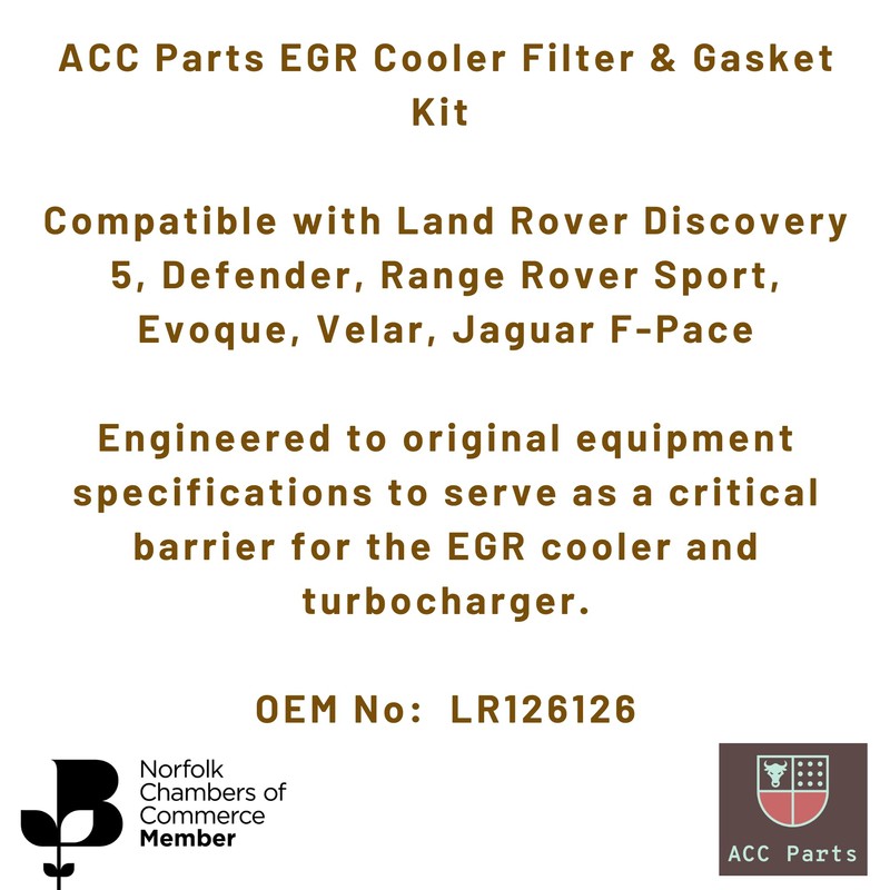 ACC Parts EGR Cooler Filter and Gasket Kit Compatible with