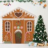 4Pcs Gingerbread House Door Cover Christmas Gingerbread Door Decorations Ginger