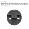 MECCANIXITY 4 Pack 4/4 Violin Mute Violin Practice Mute Violin