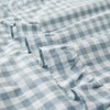 KKJIAF 2 Pcs Plaid Ruffle Pillow Case King Size, Washed