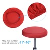 PATIKIL 9.5" Round Bar Stool Cover, 6 Pack Elastic Bar