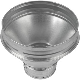 Vent Systems 6" Inch to 3" Inch Duct Reducer Adapter Connector Fitting Pipe Increaser Reducer Cone for HVAC Ventilation Systems, Exhausts and Grow Tents. (Galvanized Steel, 150 to 80 mm)