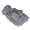 Hot Water Bag PVC Plush Fabric Cover Wide Mouth Design