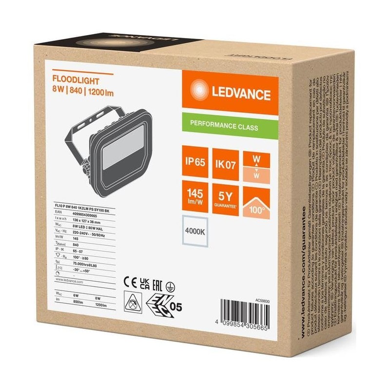 Ledvance 8W 1200lm 100D - 840 Cool White | IP66