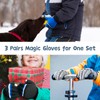 Migliore Wear 3 Pairs of Children's Magic Gloves with 2
