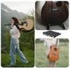 Guitar Bridge Pins, 6 Pcs Ebony Acoustic Guitar Pegs with