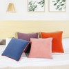COFEDE Velvet Cushion Covers 16x16 inch Set of 4,Decorative Square
