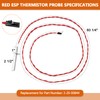 Hiorucet 3-20-00844 Red ESP Thermistor Probe & 3-20-00906 Sensor Thermostat