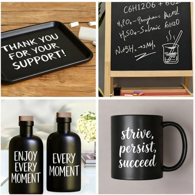 Chalkboard Blackboard Paint Chalk Board Paint for Wood, Metal, Glass,