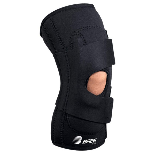 Breg Lateral Stabilizer Knee Brace (XXLarge - Left - Neoprene - With Hinges)