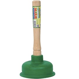 La Briantina 1 x Sink Drain, Wood Rubber, Green, Diametro 12 cm