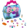 Polly Pocket Playset, Sparkle Cove Adventure Treasure Chest Animal Toy