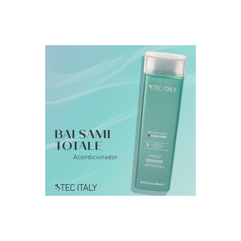 TEC ITALY Balsami Totale Conditioner Cabello con Brillo y Suavidad