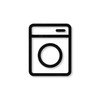 MOHEIM SIGNS LAUNDRY Laundry Room Pictogram (Black)