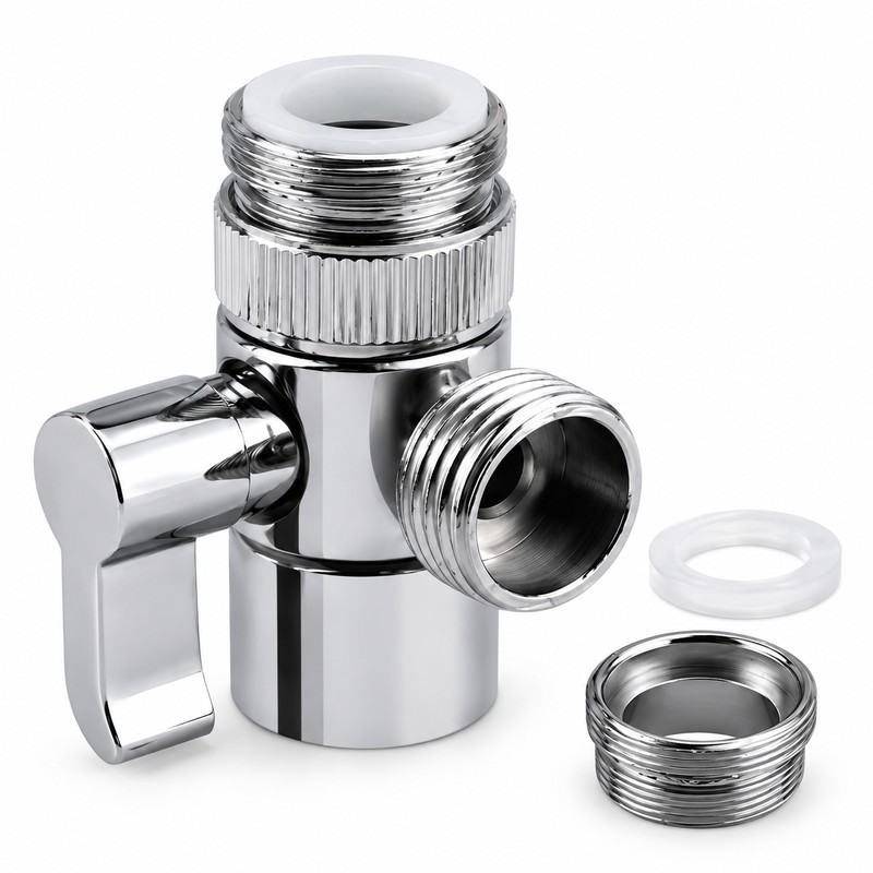 Faucet Splitter Adapter for Kitchen & Bathroom Sinks – Dual