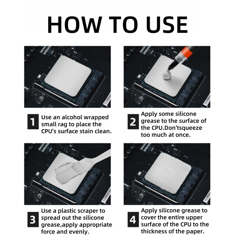 PC Thermal Paste,Thermal Paste for CPU,High Performance Heat Sink Compound,Heat