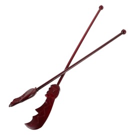 Zerodeko 2Pcs Vintage Carved Sticks for Hair Buddhist Supplies for Rituals for Temples and Meditation Spaces Enhances Tranquility and Serenity Sacred Environments