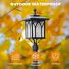 Kemeco ST4328Q-A Solar Post Light Outdoor Cast Aluminum Exterior LED