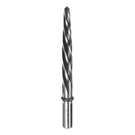 sourcing map Taper Chucking Reamer 1/2" M2 High Speed Steel Spiral Flutes Bridge Reamer Bit with 1/2" Shank for Metal Alloy Aluminum Wood Plastic Hole Reaming