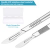 99PCS Surgical Blades Kit, #10#11#12#15#20#21#22#23#24 Surgical Sterile Blades for dermaplaning,