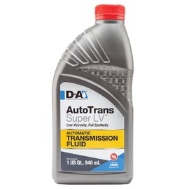 D-A LUBRICANT COMPANY 54586, Autotrans Super LV Full Synthetic Automatic Transmission Fluid (ATF), 1 Quart (4 Pack)