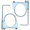 CAROTUPY 4" Exhaust Clamp With Hanger, Universal Pipe Muffler Hanger