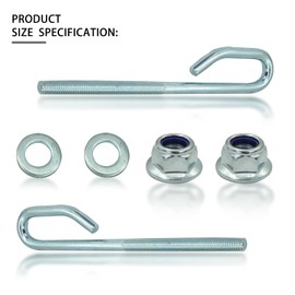 TOTEDELL Pack of 2 gx24864 Deck Lift Hanger Rod kit Compatible with John Deere D100 D105 D110 D120 D125D130 D140 D150 D155 100 Series Tractor