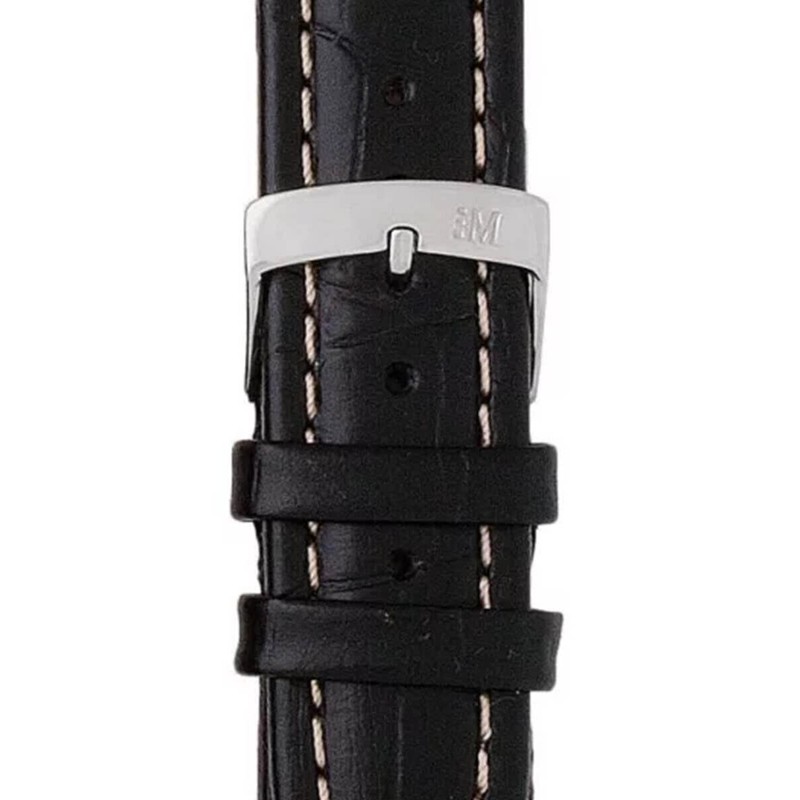 [モレラート]MORELLATO 時計バンド PLUS プラス 20mm ブラック 牛革型押し U3252 480 019