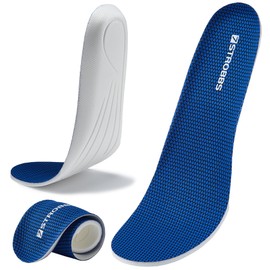 7STROBBS Shoe Insoles for Men Women – Comfort Insoles Replacement Cushions, Soft & Breathable, Shock Absorbing & Sweat-Wicking, Work Shoes Support for All-Day Comfort, Blue, US9-11