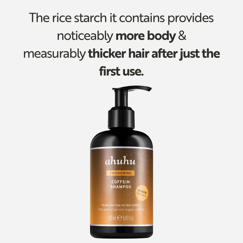 ahuhu Thickening Coffein Shampoo Power Formula (250ml)