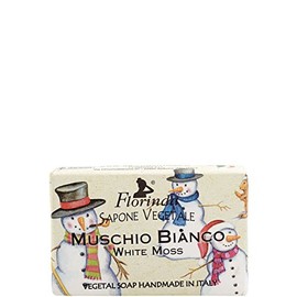 Florinda Special Christmas White Moss Vegetal Soap Bar Travel Size 50 g 1.76 Oz