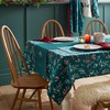 Catherine Lansfield Christmas Holly and Mistletoe Embroidered Cotton 32x220 cm