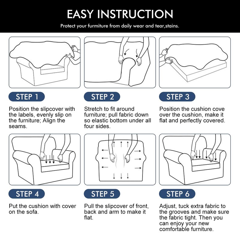 hyha Printed Couch Chair Cover - Floral Pattern Sofa Cover