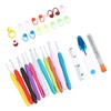 Crochet Hooks Set Multifunctional Handcrafted DIY Ergonomic Crochet Knitting Needles