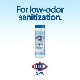 Clorox® Pool&Spa™ Spa Brominating Granules, for Low, Odor Sanitization, Restores Water Clarity in Hot Tubs and Spas, 2 lb (Pack of 1)