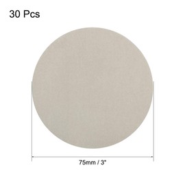 sourcing map 3 Inch Wet Dry Sanding Discs 4000 Grit Hook and Loop Sandpaper Electrostatic Sand Planting Silicon Carbide 30pcs