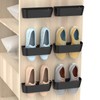 Yocice Wall Mounted Shoes Rack 6Pack with Sticky Hanging Strips,