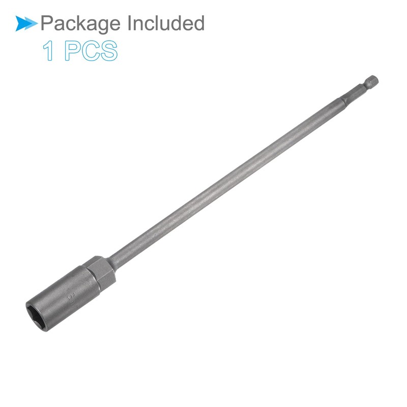 CoCud Quick Change Nut Driver Bit, 13mm Metric, 250mm Length,