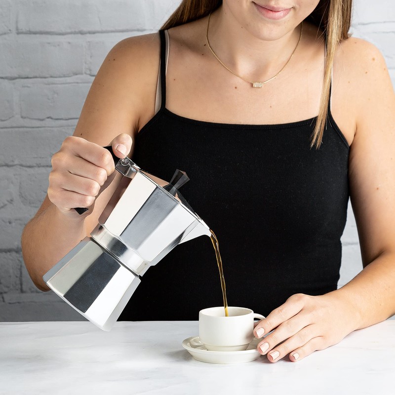 Primula Classic Stovetop Espresso and Coffee Maker, Moka Pot for