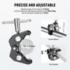 NEEWER 6"/15cm Adjustable Magic Arm with Super Clamp, 1/4" &