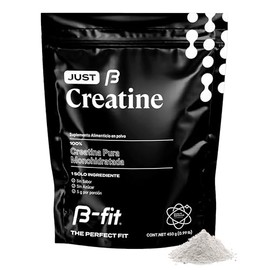 B-FIT B Just Creatine Creatina Monohidratada Pura En Polvo Sin Sabor- Pre Entreno - 90 Servicios 450g