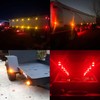 Traberm 16Pcs 2" Inch Round Amber LED Trailer Side Marker