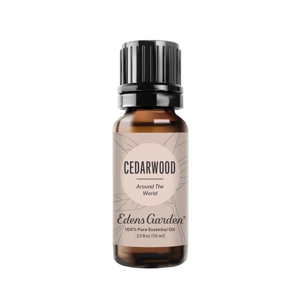 Edens Garden Cedarwood "Around The World" Essential Oil, 100% Pure Therapeutic Grade (Undiluted Natural/Homeopathic Aromatherapy Scented Essential Oil Singles) 10 ml
