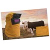 KONTONTY Solar Auto Darkening Welding Hood Professional Cowhide Leather Mask