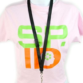 Wide Lanyard with Breakaway Clasp and Swivel Metal Hook - Premium 5/8 Inch Neck Strap Name Badge and Key Card Holder for School, Cruise, Travel and More by Specialist ID (Black)