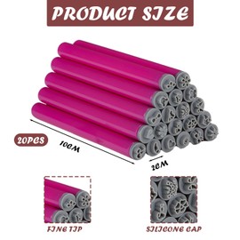 20pcs Nail Art Stamp Pen Set, Precision Flower Stamp Pen, Nail Art Graffiti Tools With Floral Patterns