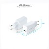 NANOCABLE 10.10.2003 USB Charger, 5 V/2.1 A, Compatible with Smartphones,
