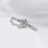 Meissa Silver Ring for Women Dainty Stackable Sun Ring Cubic