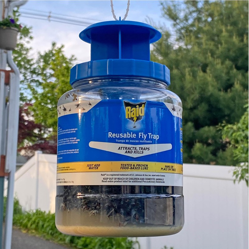 Raid Reusable Fly Jar Trap with Lure​
